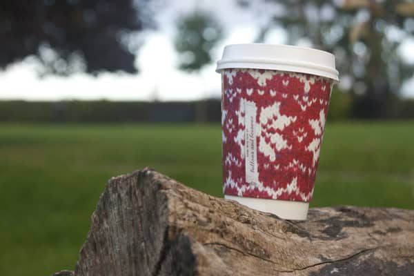 Fair Isle Knitted Takeaway Cup Snowflake Coffee Cup