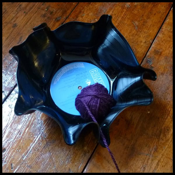 Melted Vinyl Yarn Bowl