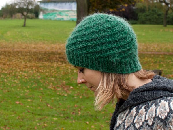 Corkscrew Beanie Knitting Pattern