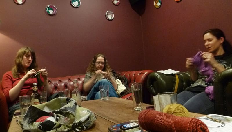 Knit night at the Windmill