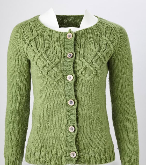 knitted garment on mannequin