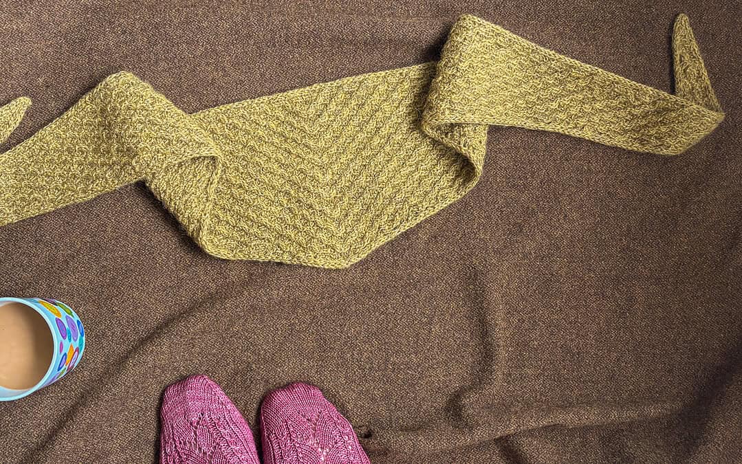 Introducing Saltash –  Triangular Scarf Pattern