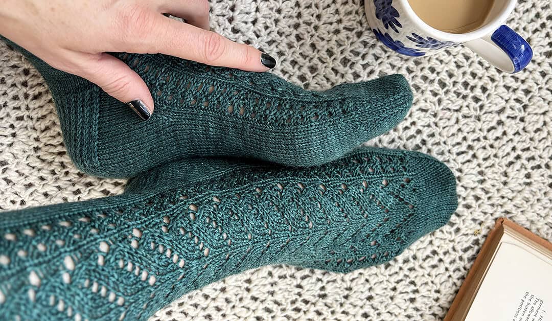 St Nectan’s Glen – Toe Up Sock Pattern