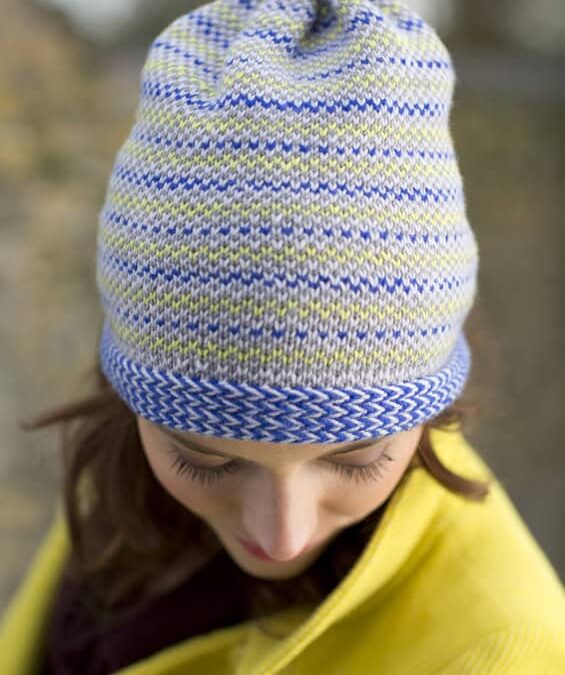 Fair Isle Hat Pattern in The Knitter 67