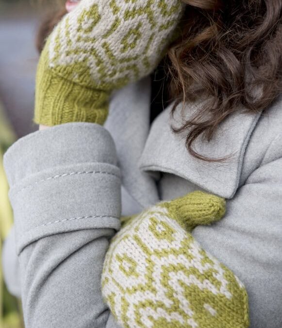 Fair Isle Mittens pattern in Simply Knitting 115