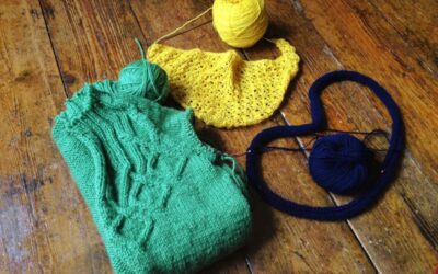 On my needles..